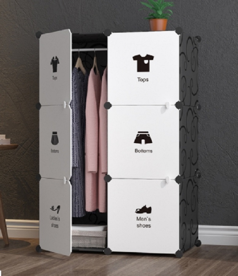 [ SALE OF 42%] TỦ NHỰA LẮP GHÉP 6 Ô ĐA NĂNG SIÊU BỀN - TỦ NHỰA 6 NGĂN GIÁ SIÊU RẺ.