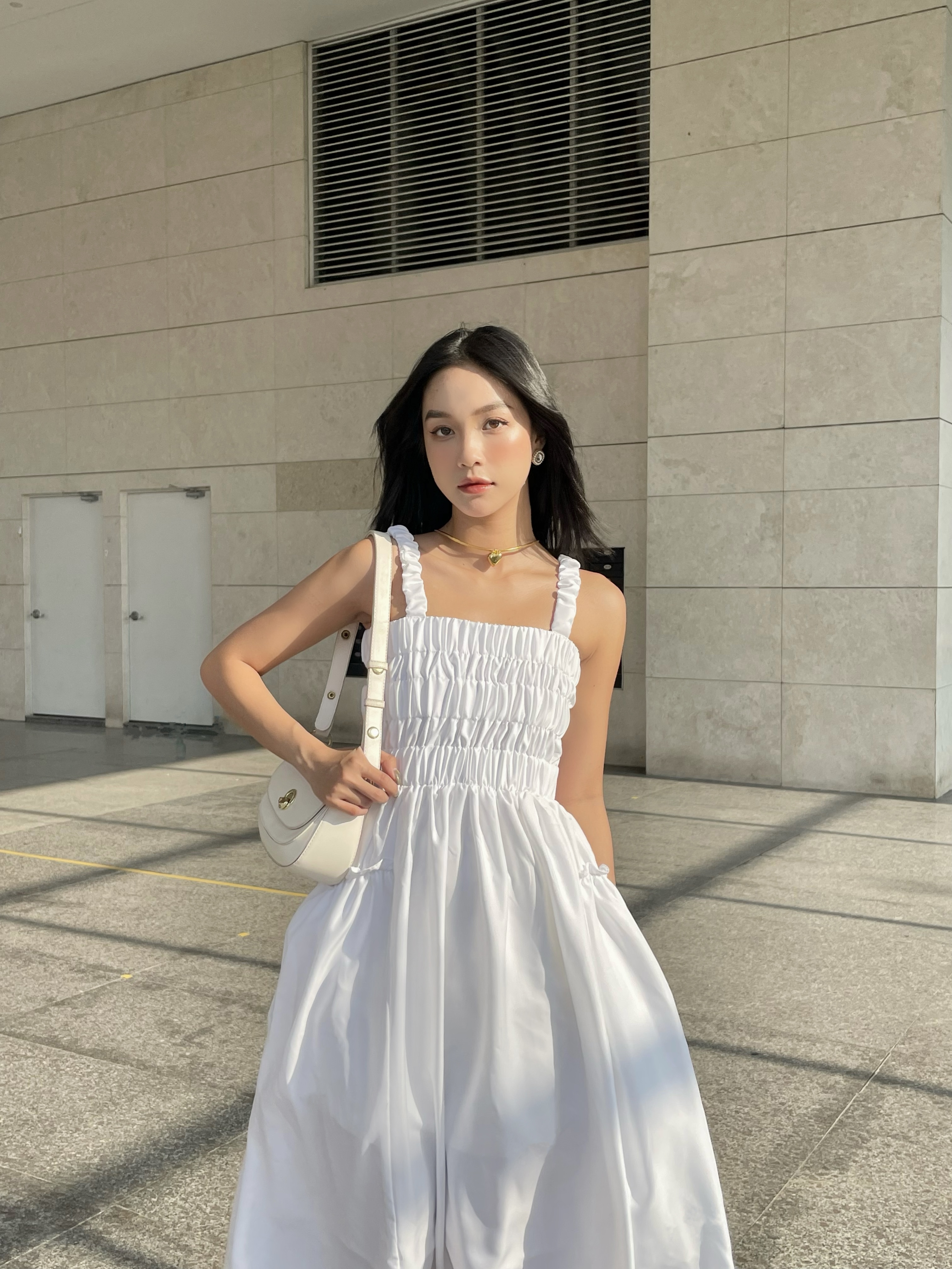 [Nhập mã LAZFASHION34-giảm 15% tối đa 99k/600k]SAP-Đầm phồng Mây cách điệu