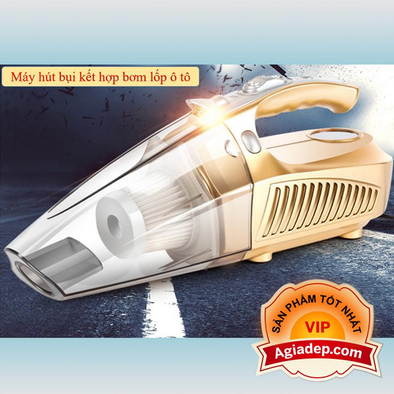 Máy Hút bụi cầm tay kiêm Bơm lốp xe - Hàng cao cấp chuyên dùng cho xe oto, xe hơi của Agiadep - 0001