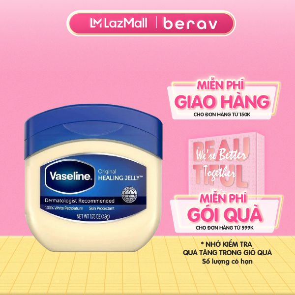 Sáp Dưỡng Ẩm Đa Năng Vaseline Pure Petrolium Jelly 49g