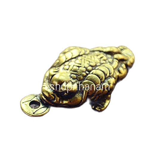 Tượng đồng phong thủy thiềm thừ cóc tài lộc trang trí vật phẩm phong thủy