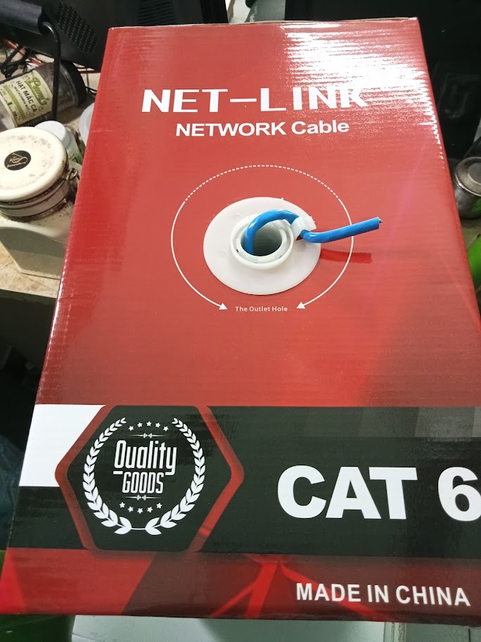 Cuộn dây cable mạng Ct6e netlink 305m