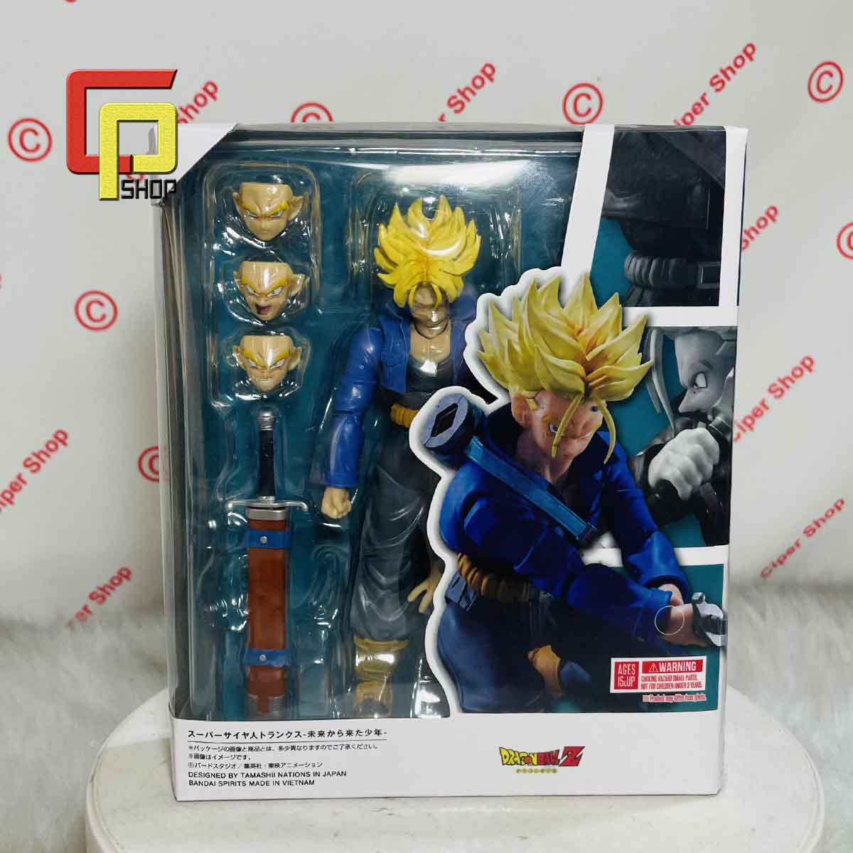 Mô hình Trunks SHF - Mô hình Dragon Ball - figure action Trunks Dragon Ball