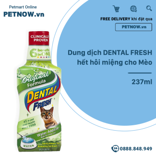 Dung dịch Dental Fresh hết hôi miệng cho mèo - 237mL Petnow thumbnail