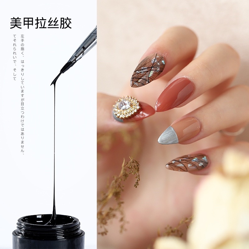 Gel nhện nail  gel đặc kéo sợi dai