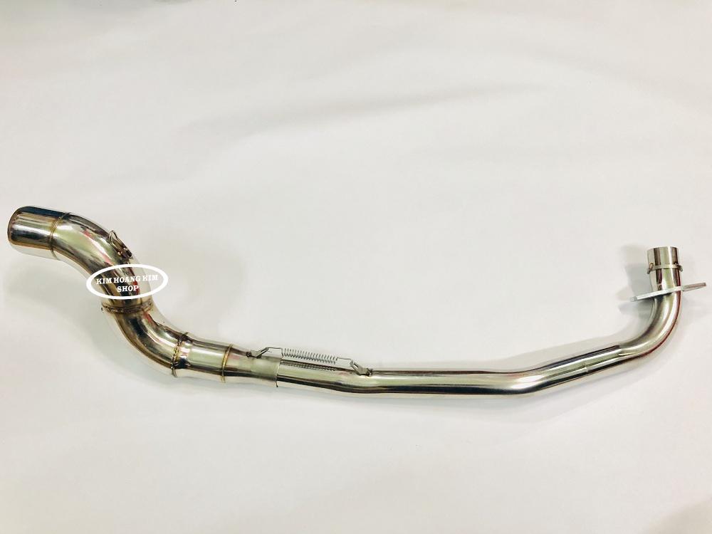 Cổ Pô DARG INOX gắn Pô tăng cho Wave,Sirus...