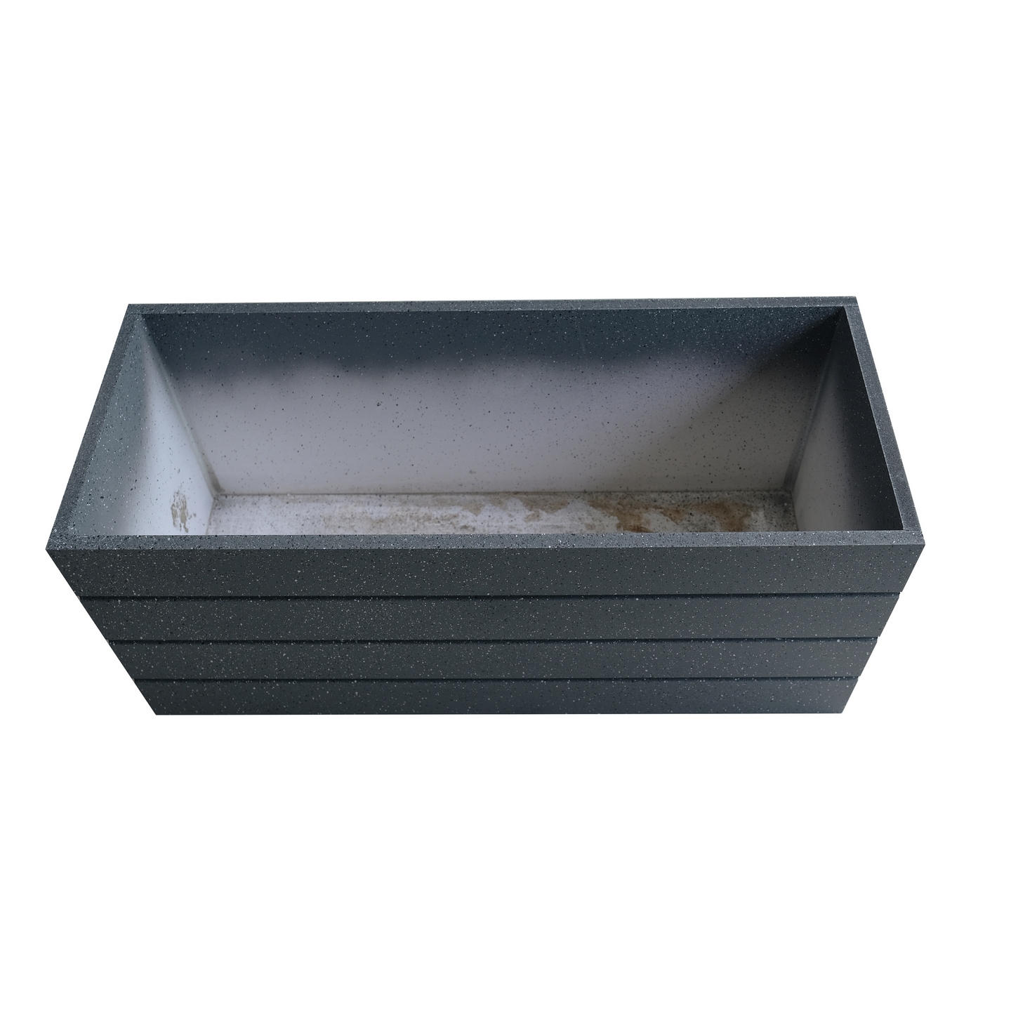 Chậu trồng cây composite màu giả đá 80x30x30(DxRxC)