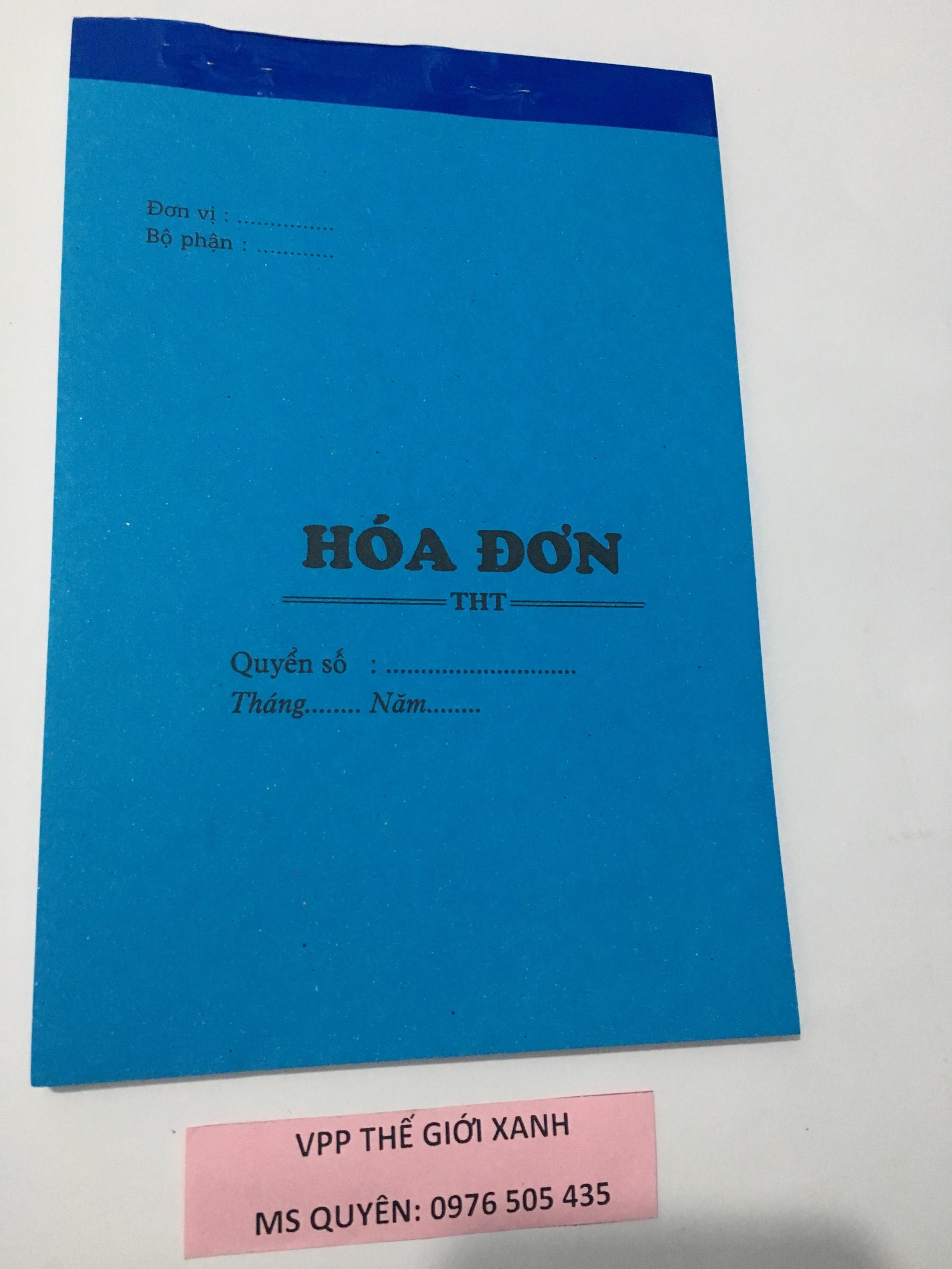 Set 10 cuốn hóa đơn 1 liên giấy dày tốt