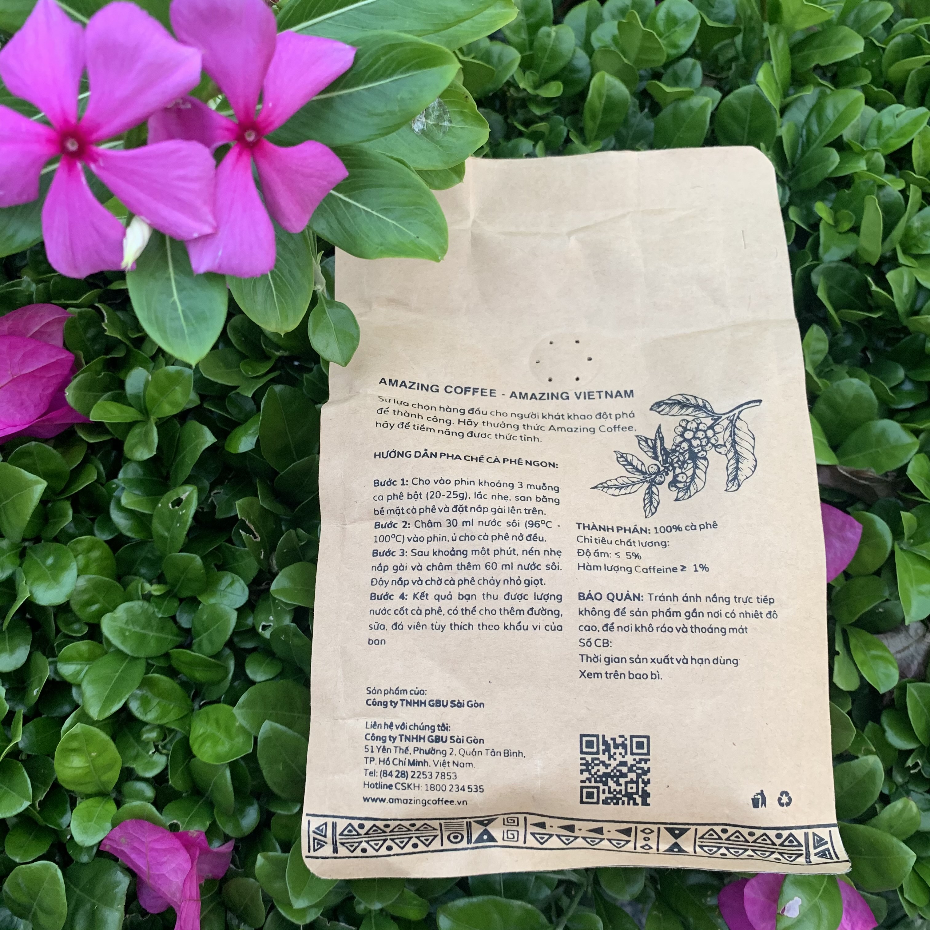 Cà phê bột Amazing Coffee Shop - Cà phê Robusta rang xay gói 250gr
