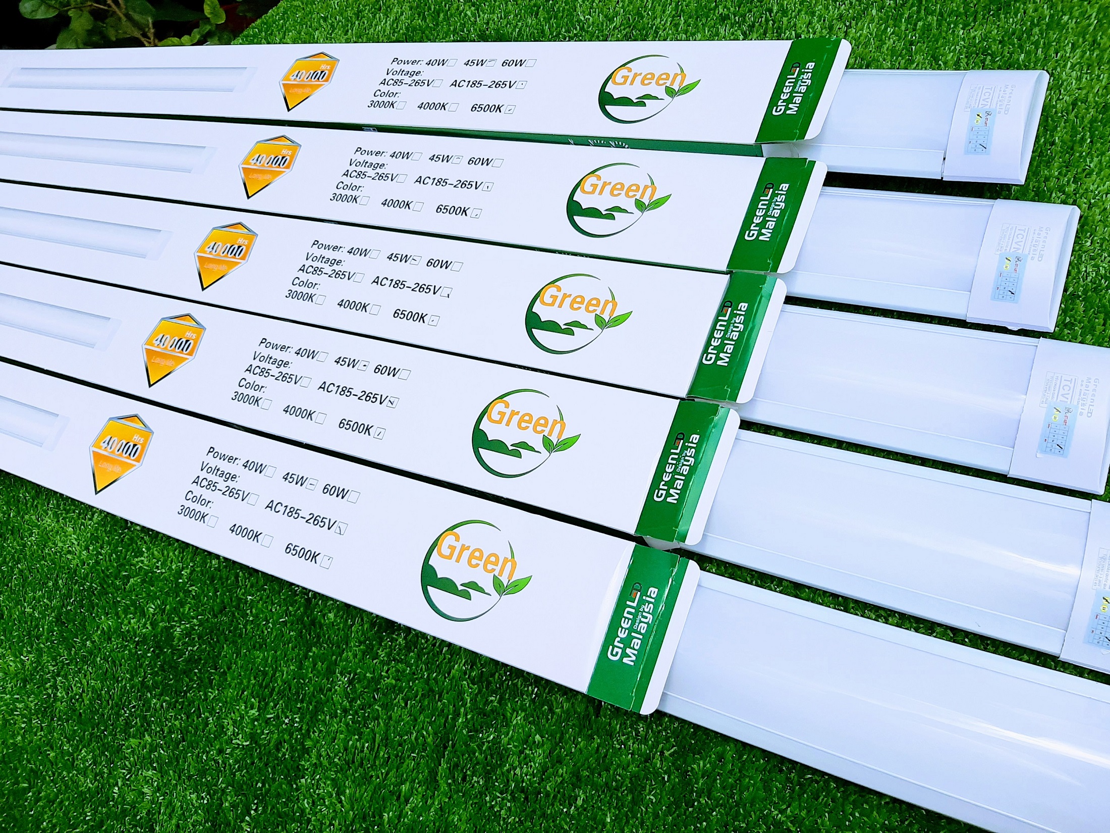 Đèn led bán nguyệt 1m2 1.2m công suất 40w - 45w ánh sáng trắng 6500k