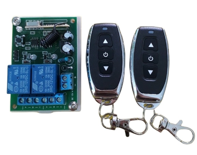 Mạch điều khiển mô tơ đảo chiều động cơ 12V 10A + Remote