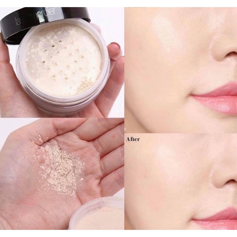 Set Laura Mercier phấn phủ và nhũ mắt mini size hàng Sephora - LeeStore