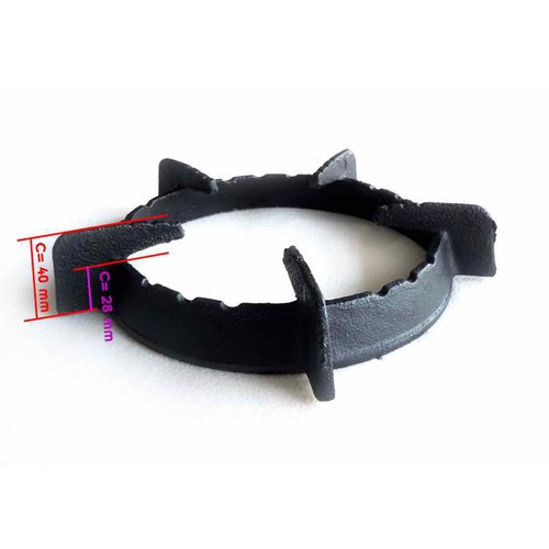 2 Kiềng gang chắn gió bếp ga dương kính