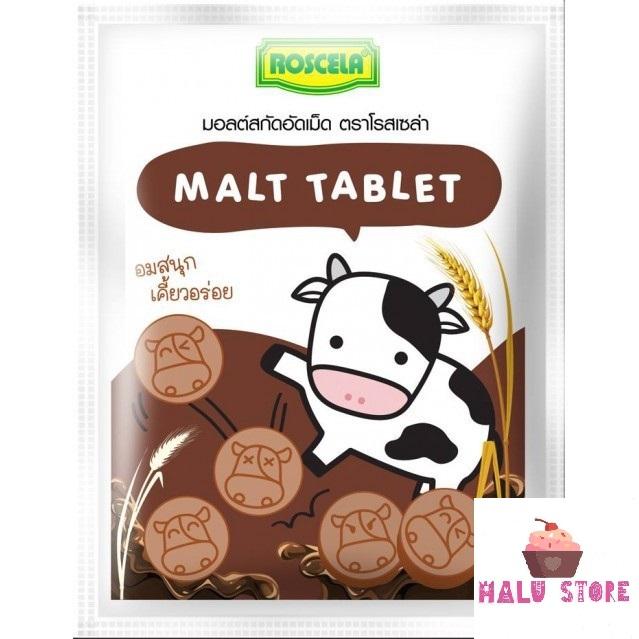 [HCM]Kẹo Sữa Bò Milk Tablet vị socola 10g - Thái Lan