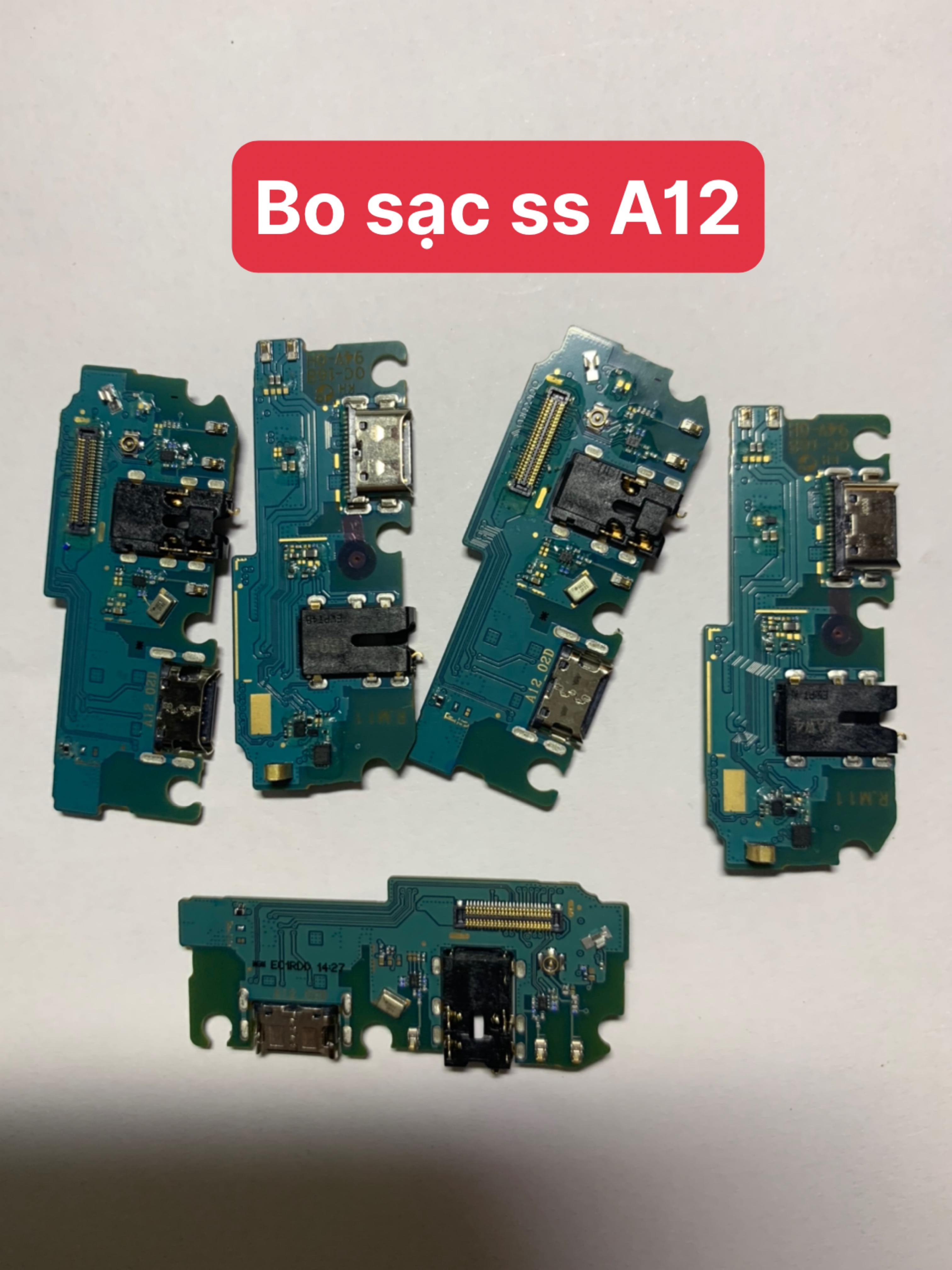 Cụm bo sạc,chân sạc zin mới điện thoại sam sung a12