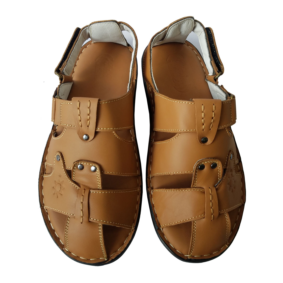 Giày Sandal Nam Bít Mũi BIGBEN Da Bò Thật SD001