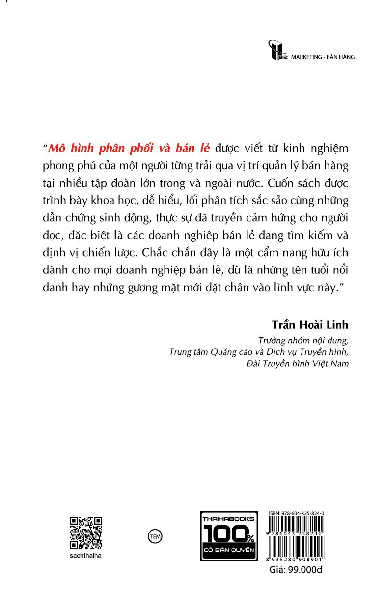 Sách - Mô Hình Phân Phối Và Bán Lẻ