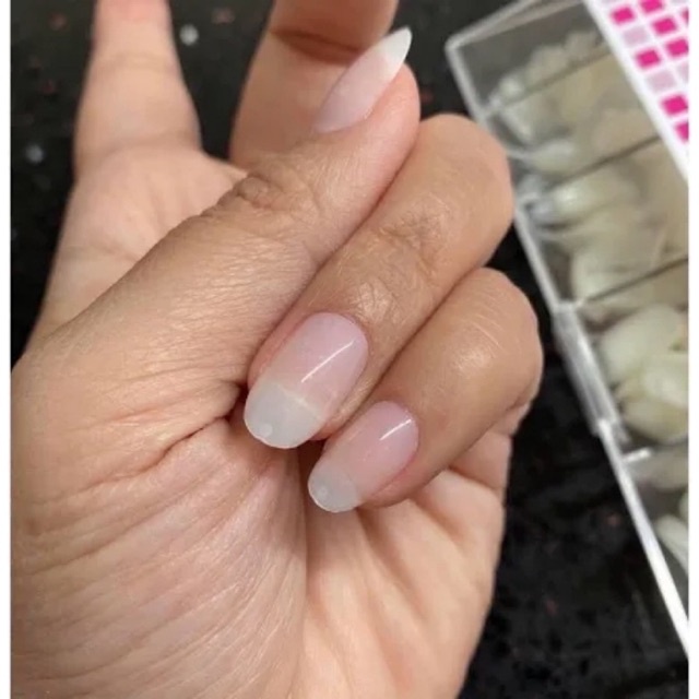 Móng úp hạt na tròn Hàn siêu HOT