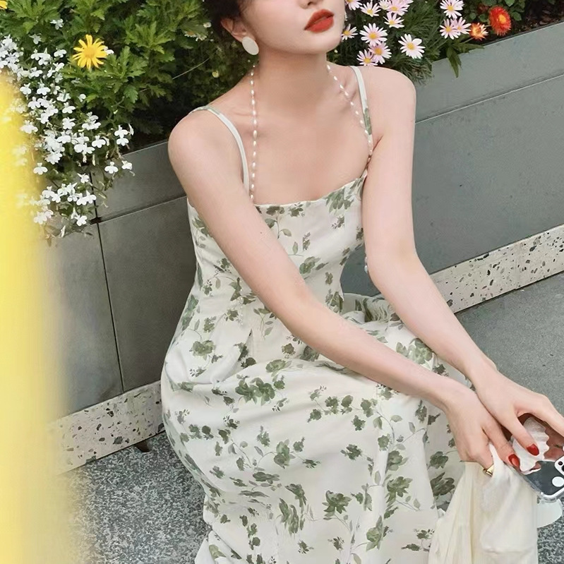 Floral Dress Women's Summer Slim Dress