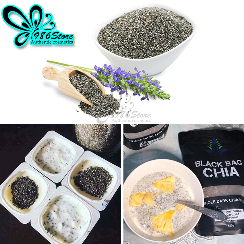 Hạt Chia Đen Black Bag 500g - Chính Hãng Úc
