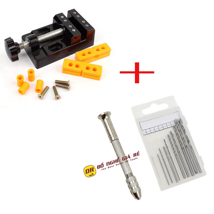 Ê tô kẹp đồ mini để bàn khoan máy điêu khắc gỗ cầm tay