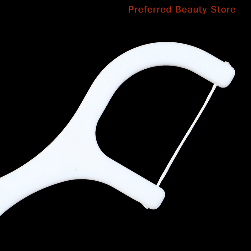 Preferred beauty store 50 chiếc tăm xỉa răng tăm xỉa răng tăm kẽ răng chăm sóc vệ sinh răng miệng