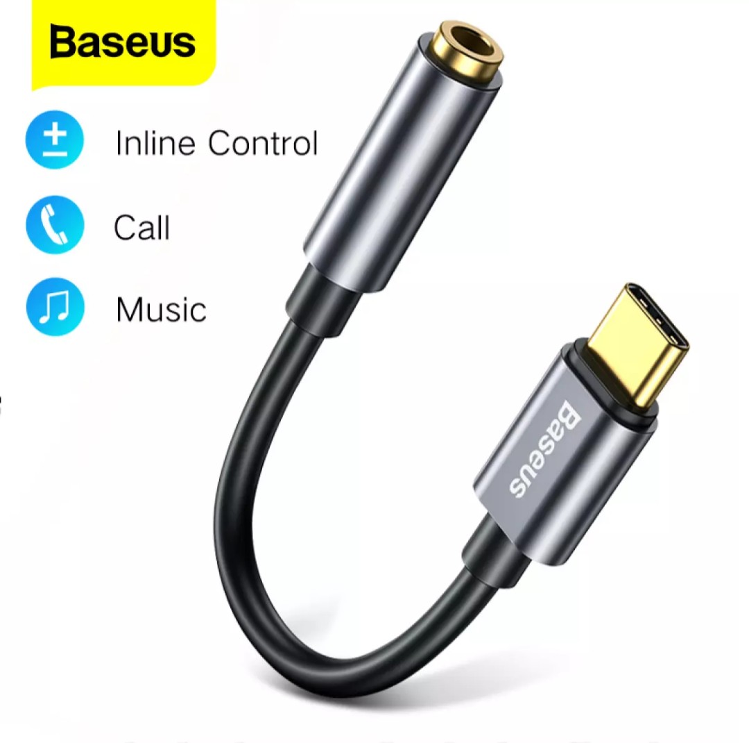 Đầu chuyển type c sang Jack 3.5mm và sạc type c đồng thời