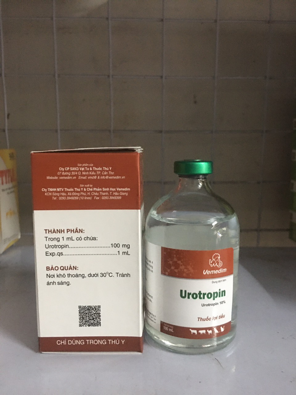 Urotropin 100ml - chỉ dùng trong thú y