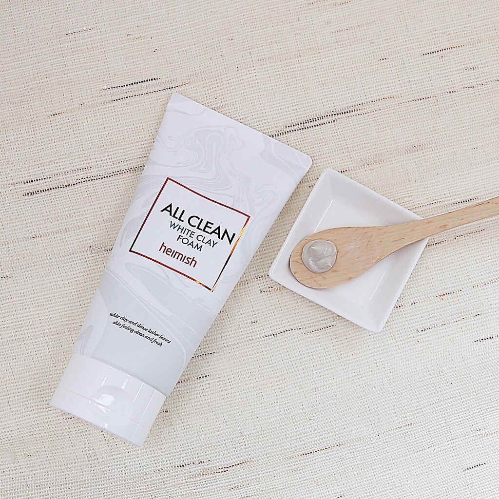 Sữa rửa mặt đất sét heimish all clean white clay foam 150ml