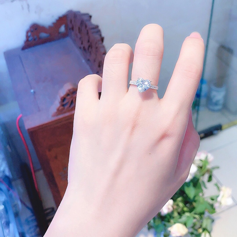 Nhẫn Nữ | Nhẫn Bạc Nữ Tim Mới CPJ501