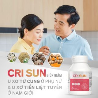 CRI SUN - Viên uống hỗ trợ giảm u xơ tiền liệt tuyến - Lọ 50 viên thumbnail