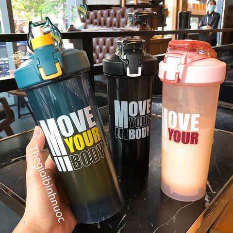 BÌNH ĐỰNG NƯỚC DÀNH CHO GYM MOVE CÓ VAN KHÓA 800ML