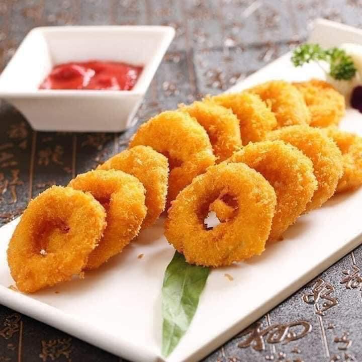 Mực tẩm bột chiên xù - hộp 500gr (giao tphcm)