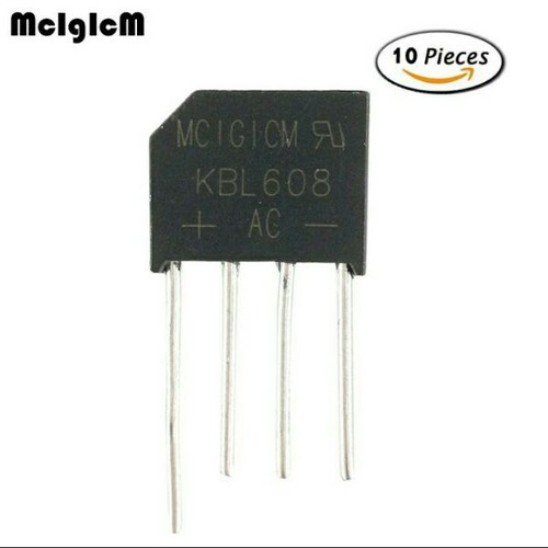 Diot chỉnh lưu cầu, cầu diot 4a , 5a , 6a kbl406 , linh kiện điện tử loại tốt