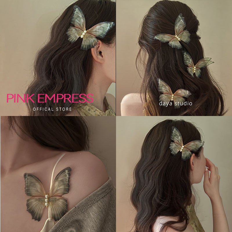 (MớI) Kẹp TóC HìNh BướM Xinh XắN