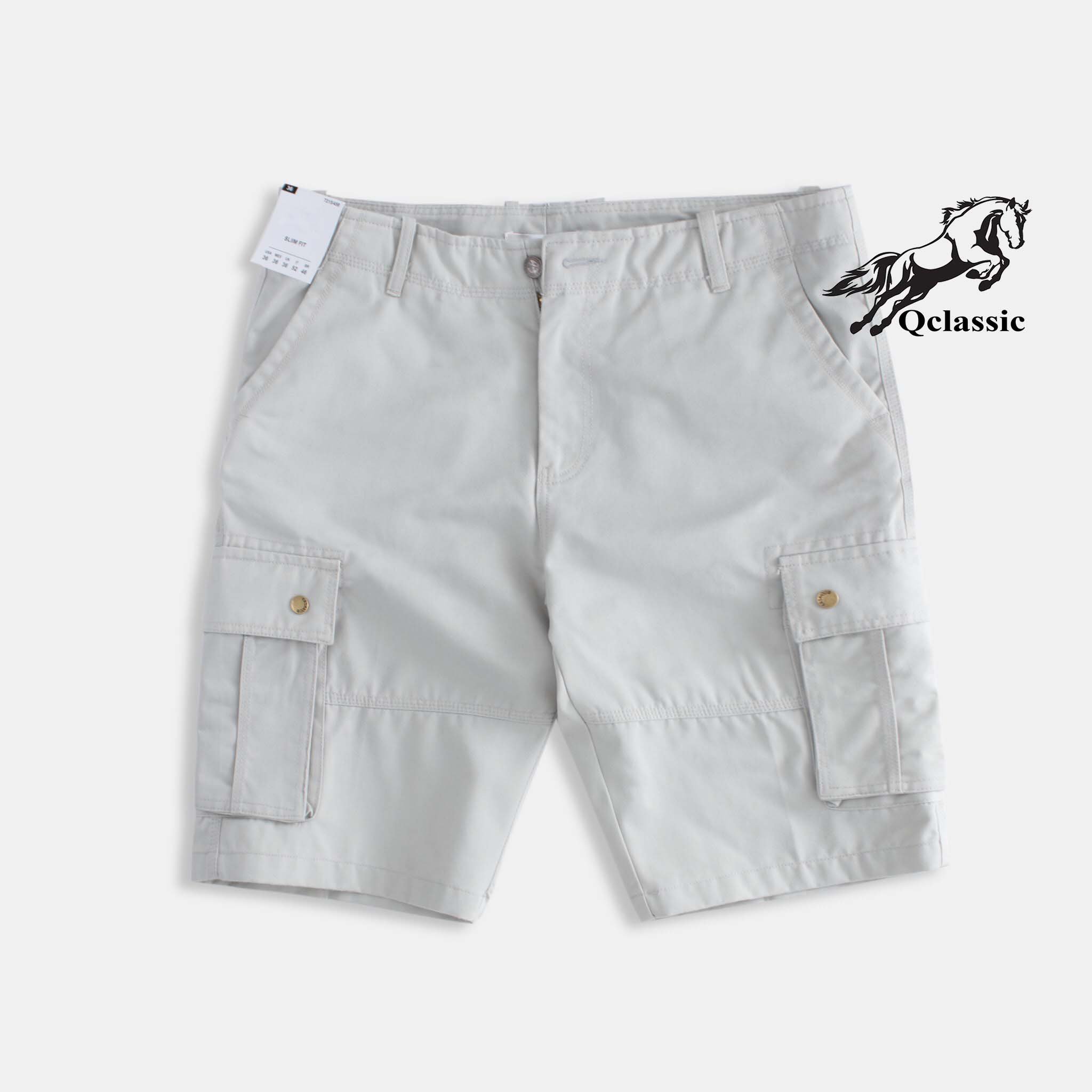 Quần short nam túi hộp trung niên chất liệu kaki chất lượng, thời trang và nhiều màu