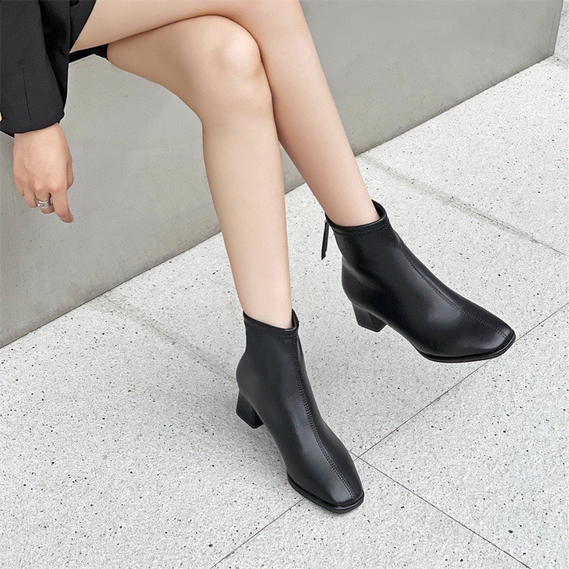 BỐT NỮ KHÓA DA MỀM MÃ 2809SIÊU ĐẸP, HOT TREND 5 PHÂN