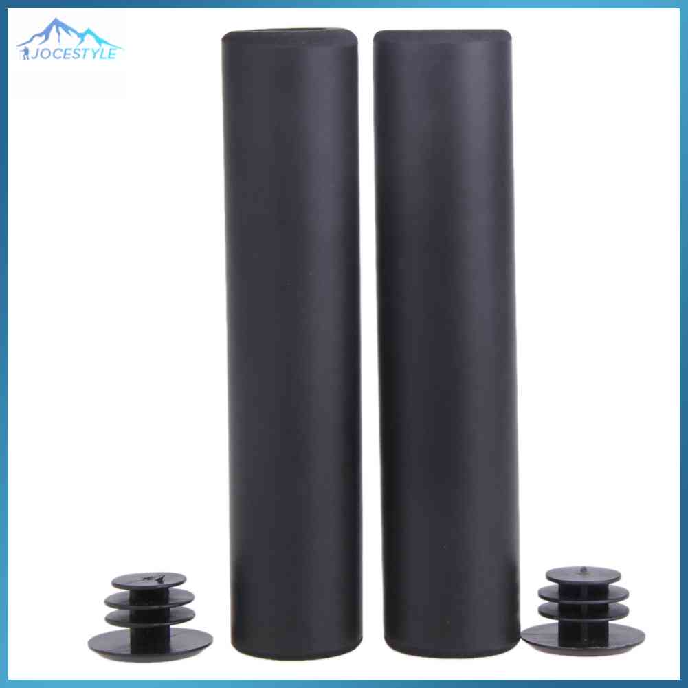 Xe đạp Cầm Siêu Nhẹ Chất Liệu Silicone Tay Lái Xe Đạp MTB Grip (Đen)-quốc tế