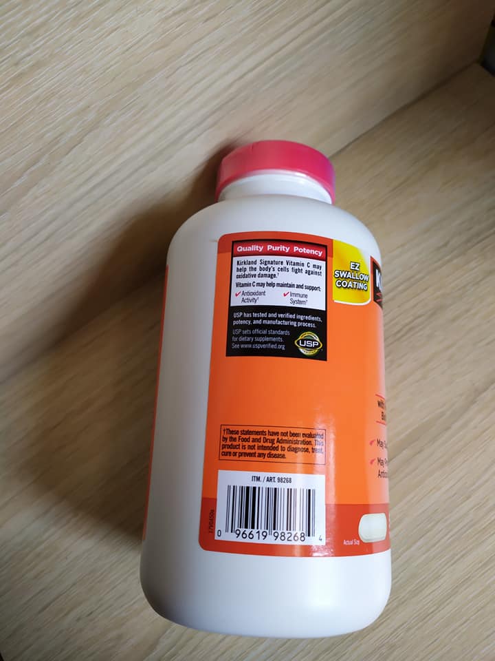 VITAMIN C 1000MG - 500 VIÊN CỦA MỸ