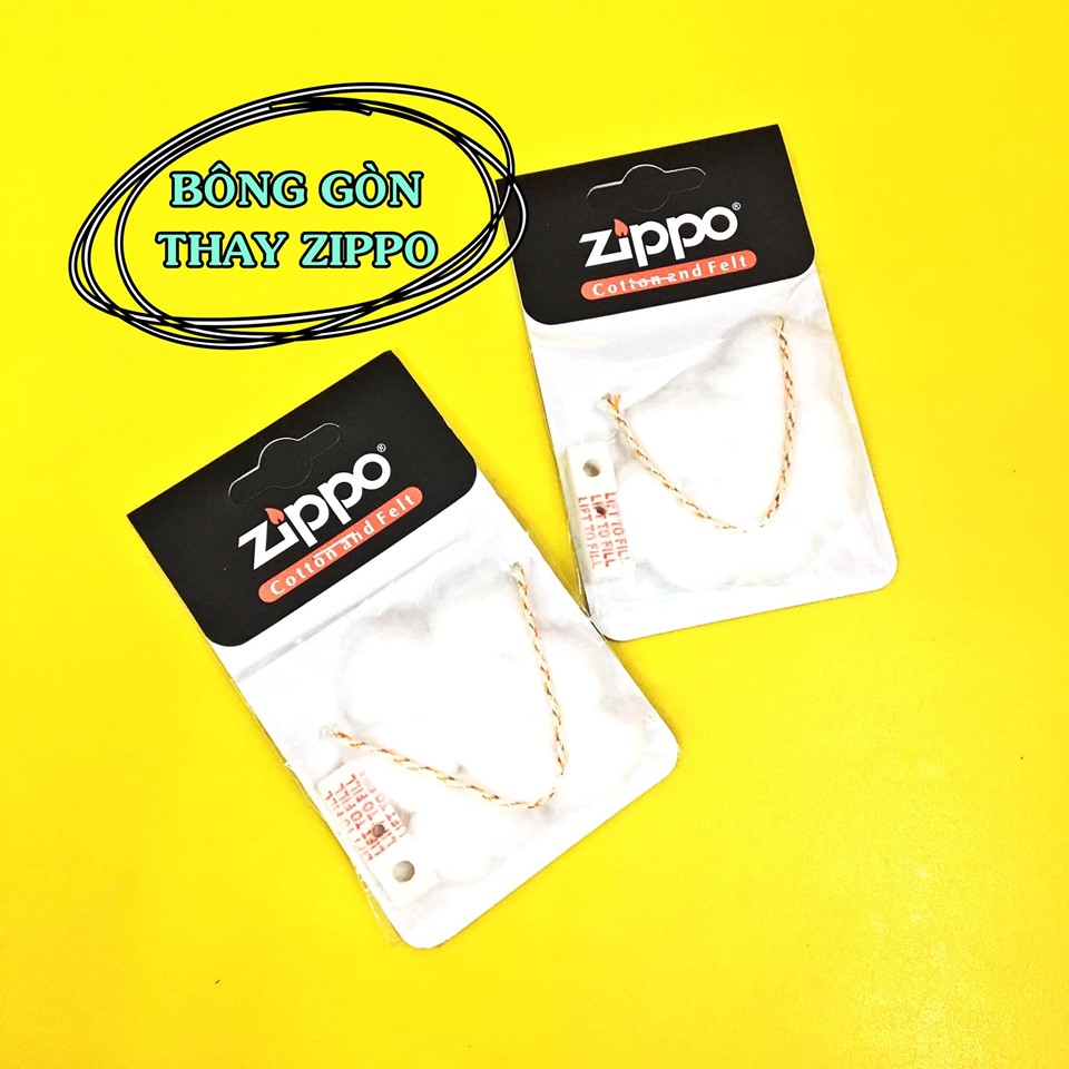 SET BÔNG GÒN ZIPPO 3 MÓN (BÔNG GÒN - BÔNG CHẶN XĂNG - TIM)
