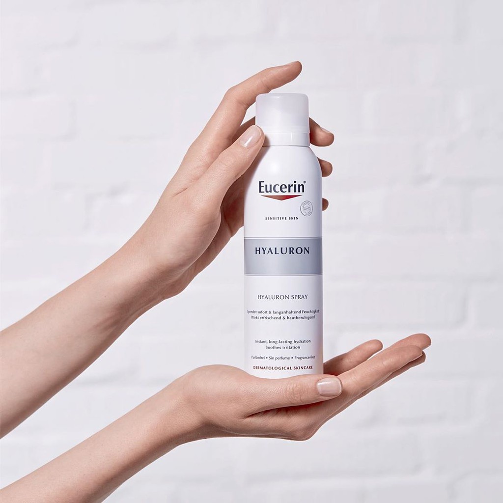 Xịt dưỡng ẩm cho da nhạy cảm Eucerin Hyaluron Mist Spray 150ml