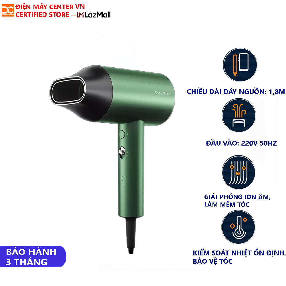 Máy sấy tóc showsee a5 1800w - bảo hành 3 tháng