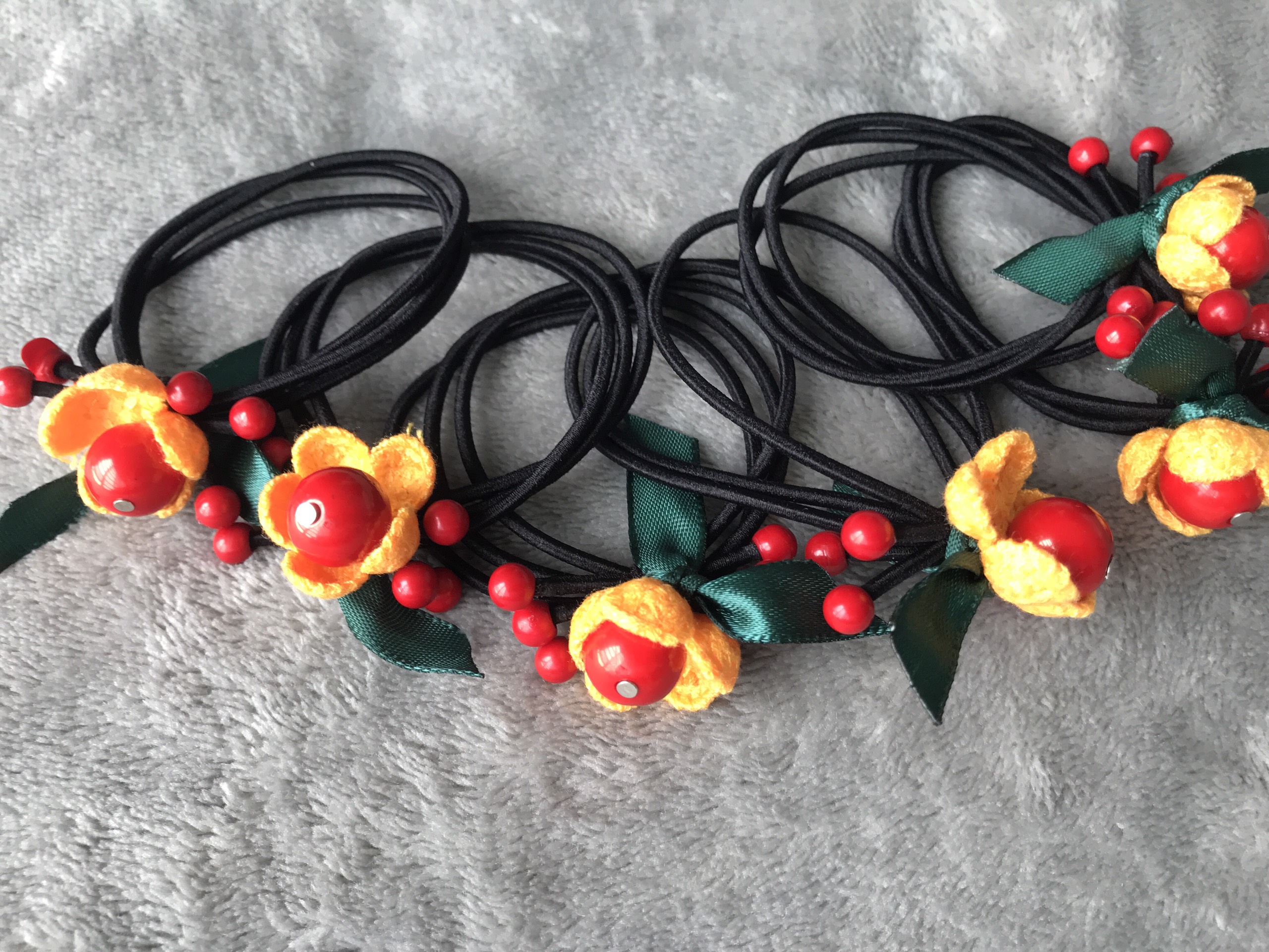 [HCM]Dây Cột Tóc Hình Trái Cherry Dễ Thương