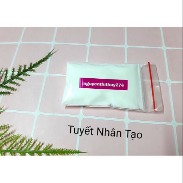 Tuyết siêu mịn làm slime mây 20g, 50g,100g