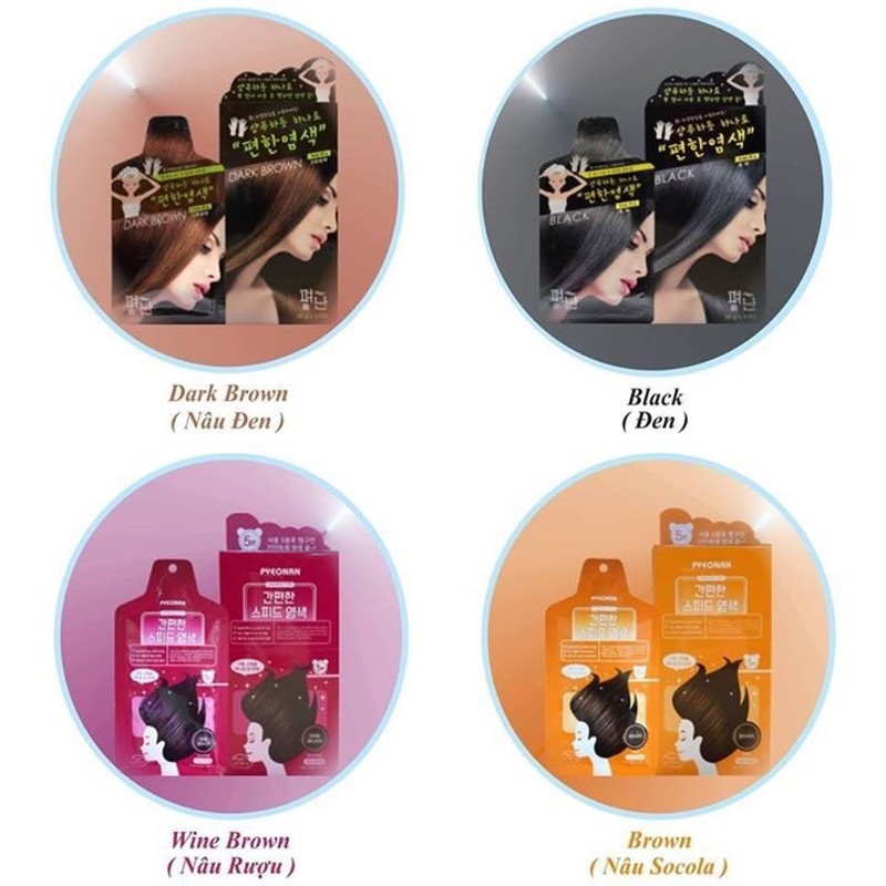 【HOT SALE】 Gội khô nhuộm thảo dược Pyeonan