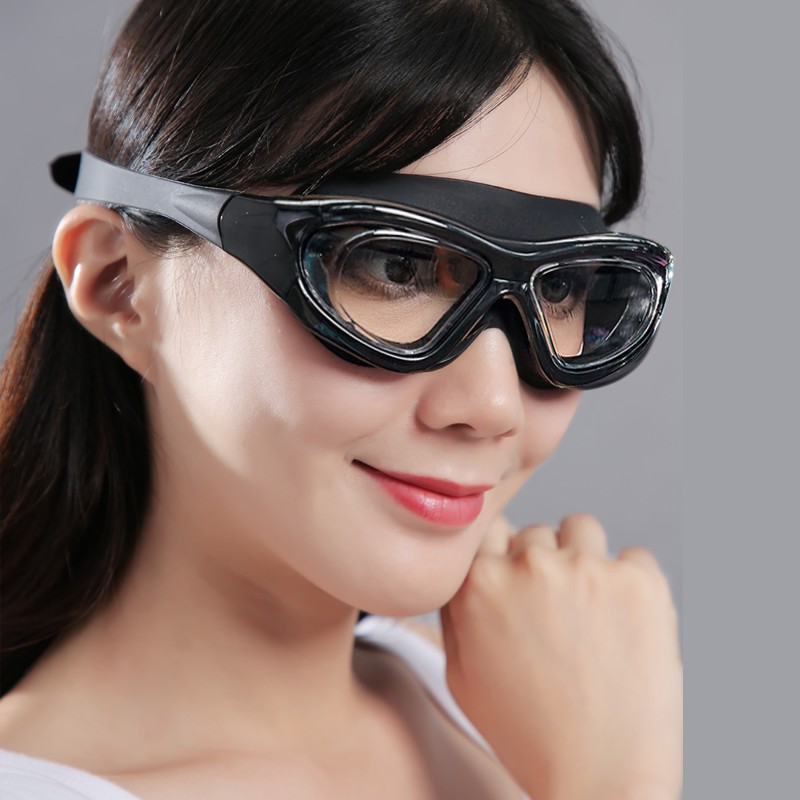 Kính bơi tầm nhìn rộng 180 độ, mũ bơi trơn, bịt tai kẹp mũi POPO Collection mắt kính chống tia UV chống sương mờ