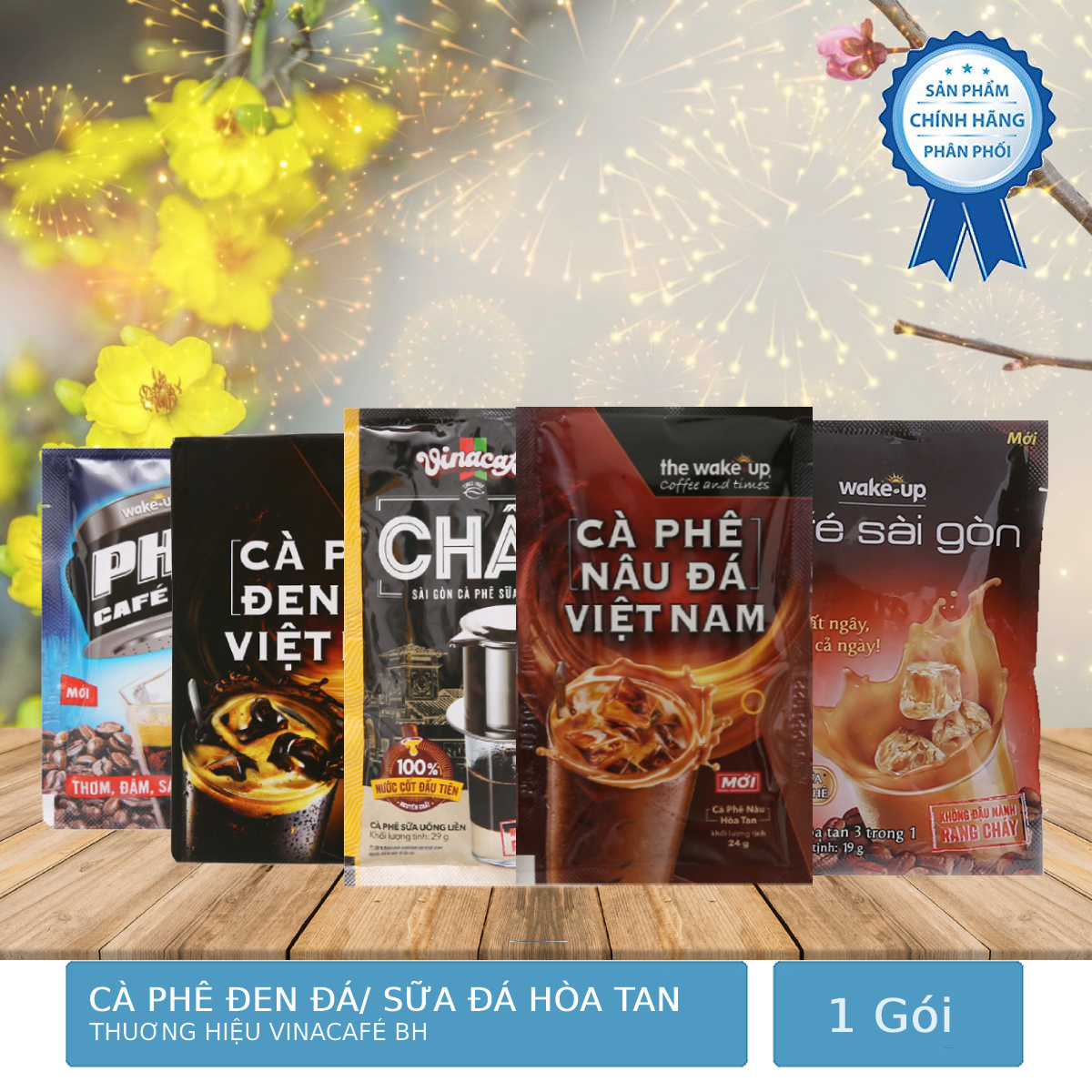 [Gói Lẻ Dùng Thử] Cà Phê Sữa/ Cà Phê Đá Hòa Tan Thuơng Hiệu VinaCafé BH