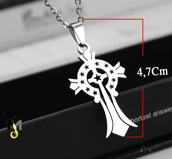 DÂY CHUYỀN INOX NAM THÁNH GIÁ ĐẸP GIÁ RẺ, THỜI TRANG