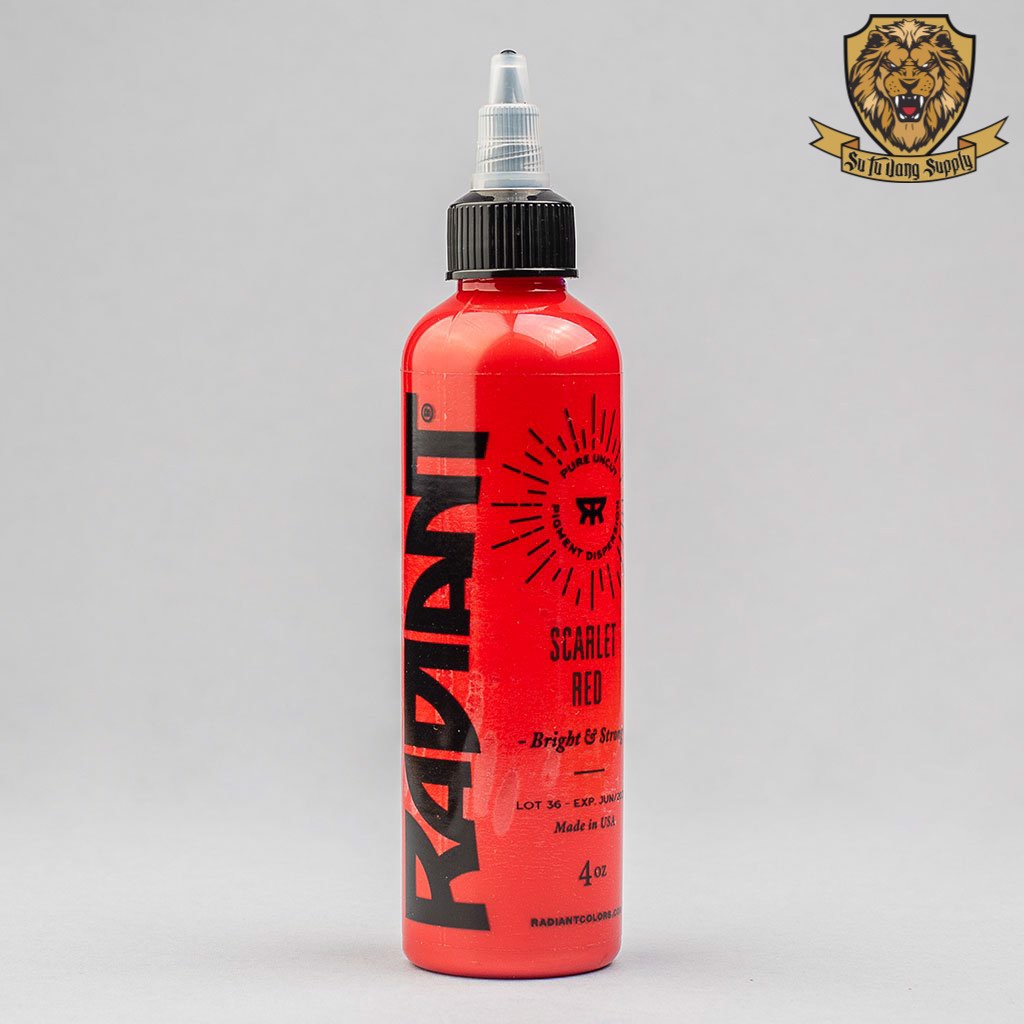 Mực xăm Radiant Red màu đỏ
