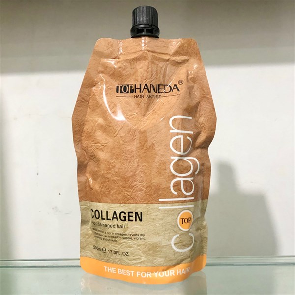 DẦU HẤP Ủ TÓC SIÊU MƯỢT TOP HANEDA COLLAGEN TÚI 500ML - TÚI